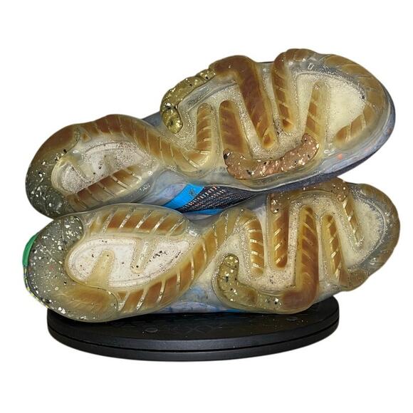 Mens Nike Air VaporMax 2020 CJ6740-400 Flyknit Athletic Shoes 11.5 Blue Running - Picture 5 of 6